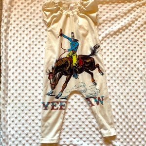 T shirt cowboy jumpsuit